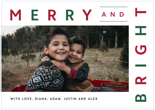 Merry and Bright Frame